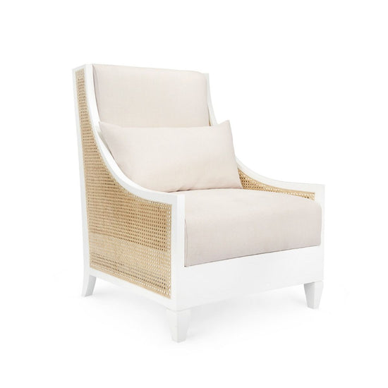 Load image into Gallery viewer, Raleigh Club Chair WhiteLounge Chair Bungalow 5  White   Four Hands, Burke Decor, Mid Century Modern Furniture, Old Bones Furniture Company, Old Bones Co, Modern Mid Century, Designer Furniture, https://www.oldbonesco.com/
