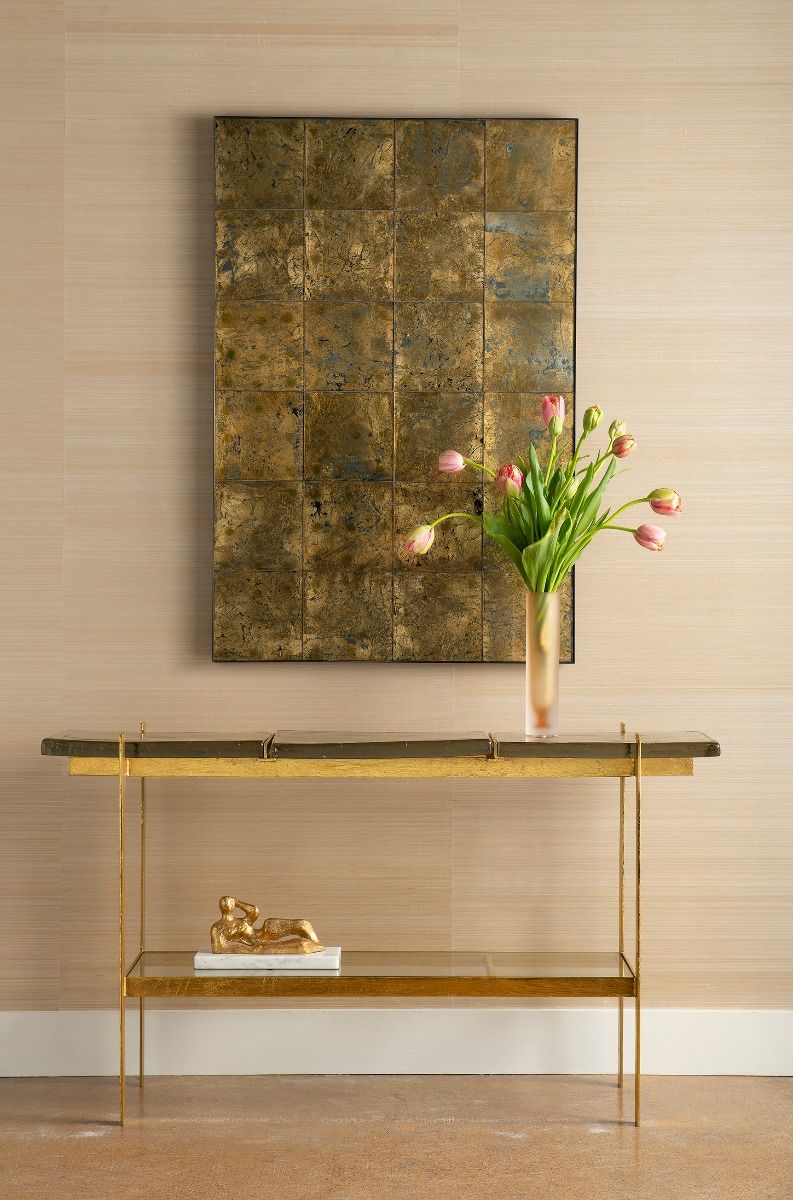 Romeo Console, Gold Desk Bungalow 5     Four Hands, Burke Decor, Mid Century Modern Furniture, Old Bones Furniture Company, Old Bones Co, Modern Mid Century, Designer Furniture, https://www.oldbonesco.com/