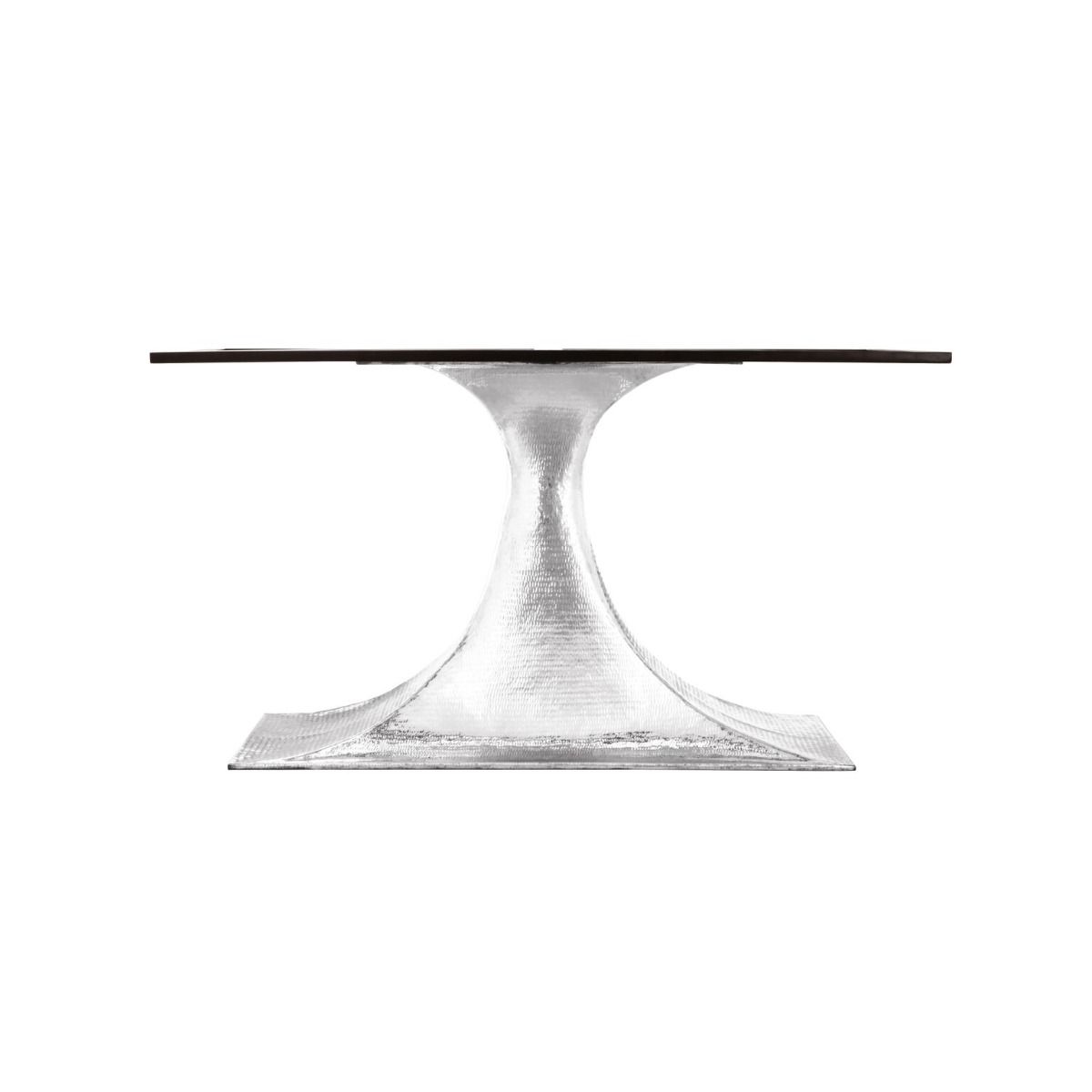 Load image into Gallery viewer, Stockholm Small Oval Table Base NickelTable Bungalow 5  Nickel   Four Hands, Burke Decor, Mid Century Modern Furniture, Old Bones Furniture Company, Old Bones Co, Modern Mid Century, Designer Furniture, https://www.oldbonesco.com/
