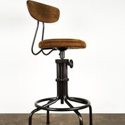 Buck Stool BAR AND COUNTER STOOL District Eight     Four Hands, Burke Decor, Mid Century Modern Furniture, Old Bones Furniture Company, Old Bones Co, Modern Mid Century, Designer Furniture, https://www.oldbonesco.com/