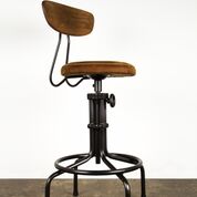 Load image into Gallery viewer, Buck Stool BAR AND COUNTER STOOL District Eight     Four Hands, Burke Decor, Mid Century Modern Furniture, Old Bones Furniture Company, Old Bones Co, Modern Mid Century, Designer Furniture, https://www.oldbonesco.com/
