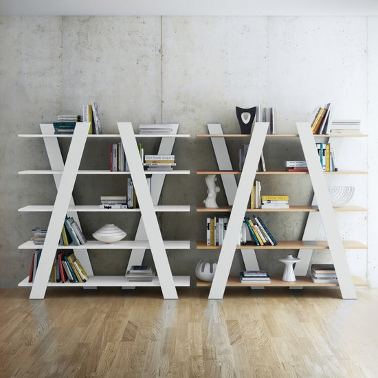 Load image into Gallery viewer, Wind Shelving Bookcase Unit shelving Temahome     Four Hands, Burke Decor, Mid Century Modern Furniture, Old Bones Furniture Company, Old Bones Co, Modern Mid Century, Designer Furniture, https://www.oldbonesco.com/
