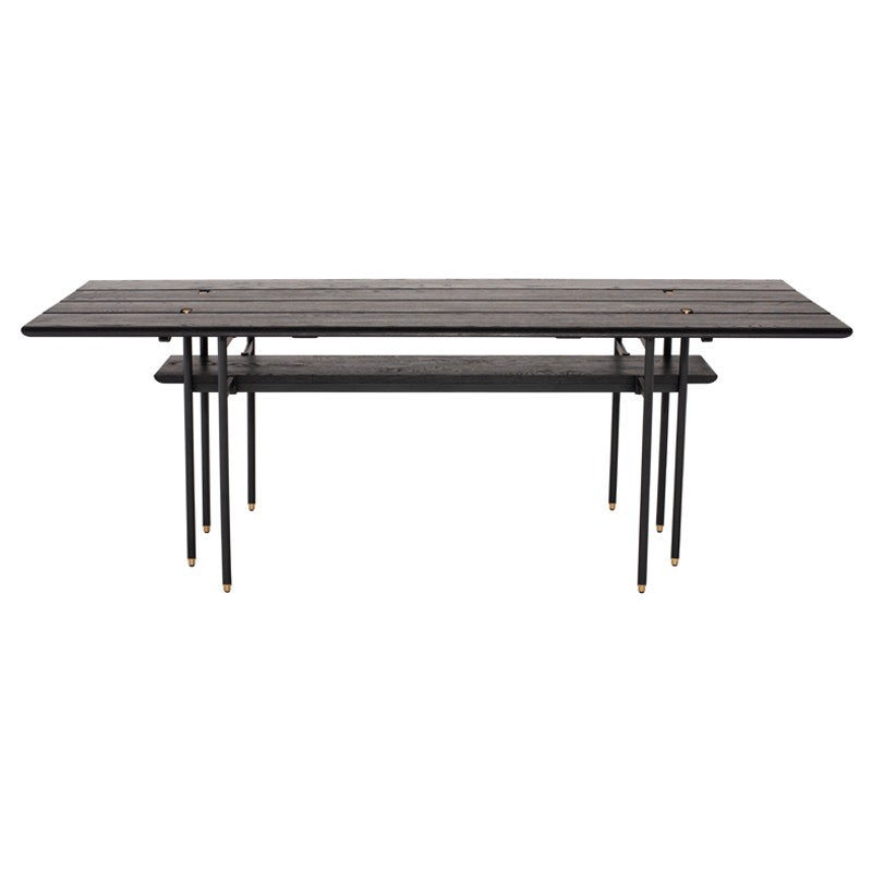 Stacking Drop Leaf Dining Table - Black DINING TABLE District Eight     Four Hands, Burke Decor, Mid Century Modern Furniture, Old Bones Furniture Company, Old Bones Co, Modern Mid Century, Designer Furniture, https://www.oldbonesco.com/