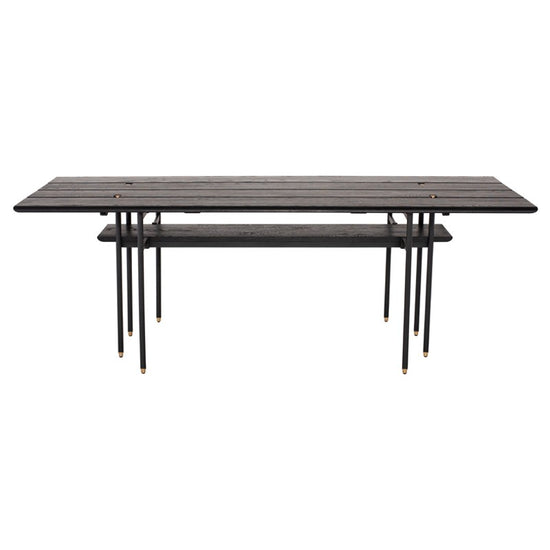 Stacking Drop Leaf Dining Table - Black DINING TABLE District Eight     Four Hands, Burke Decor, Mid Century Modern Furniture, Old Bones Furniture Company, Old Bones Co, Modern Mid Century, Designer Furniture, https://www.oldbonesco.com/